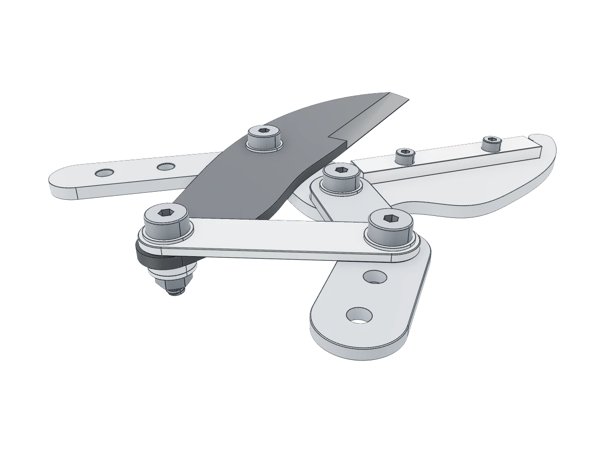 Pruning Shear Mechanism