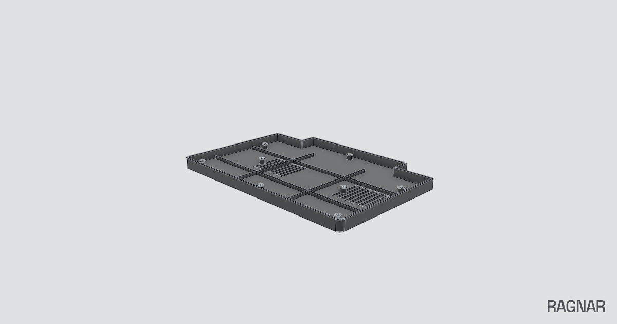 Laptop bottom shell