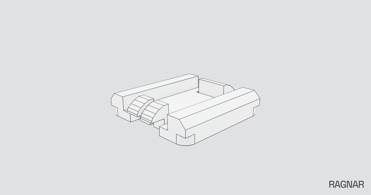 SlimFlex mounting clip