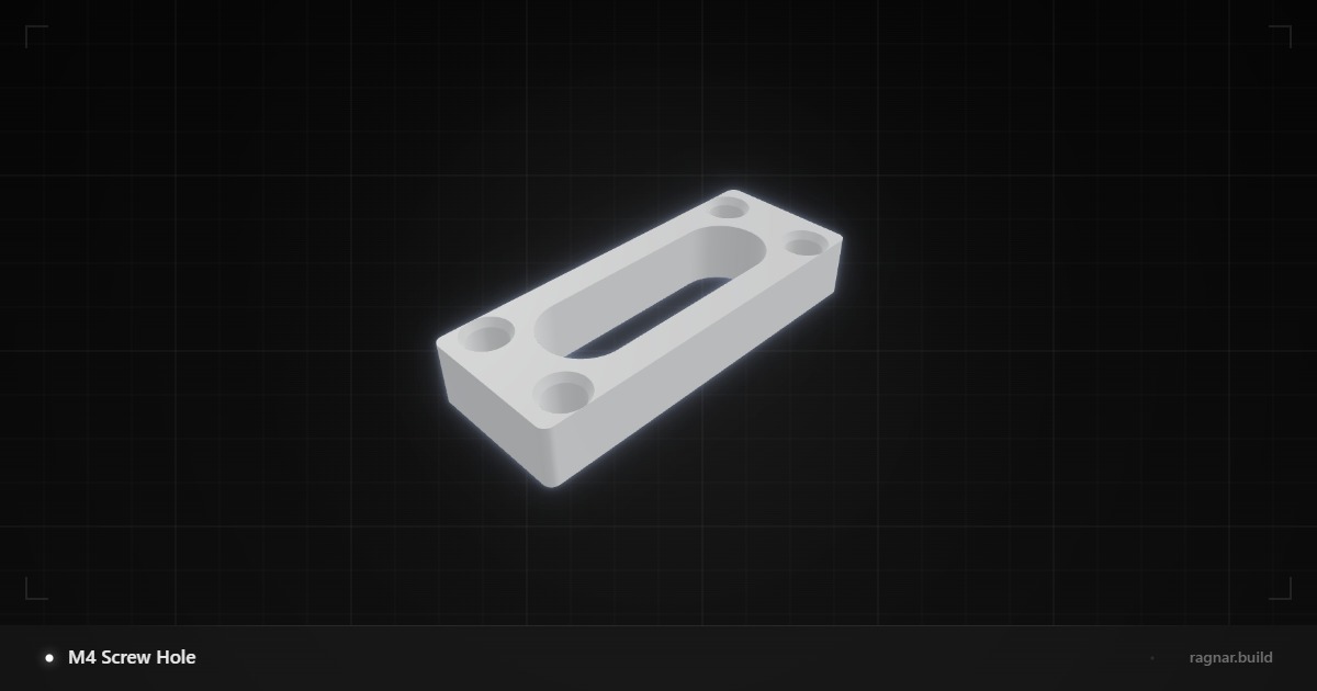 M4 Screw Hole