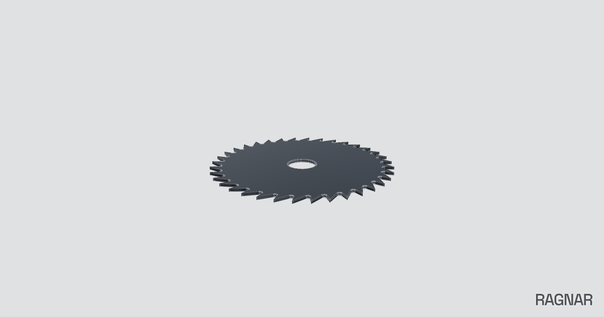 Spherical saw blade