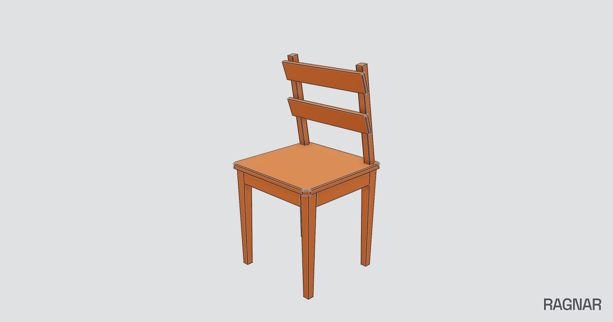 Wooden chair