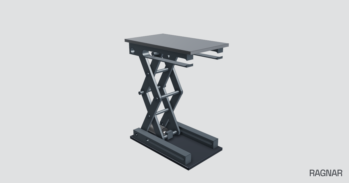 Pneumatic scissor lift