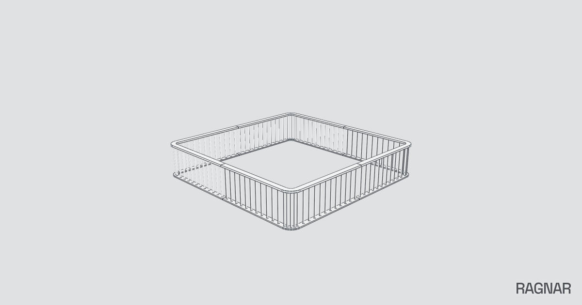 Square fence panel (remix)