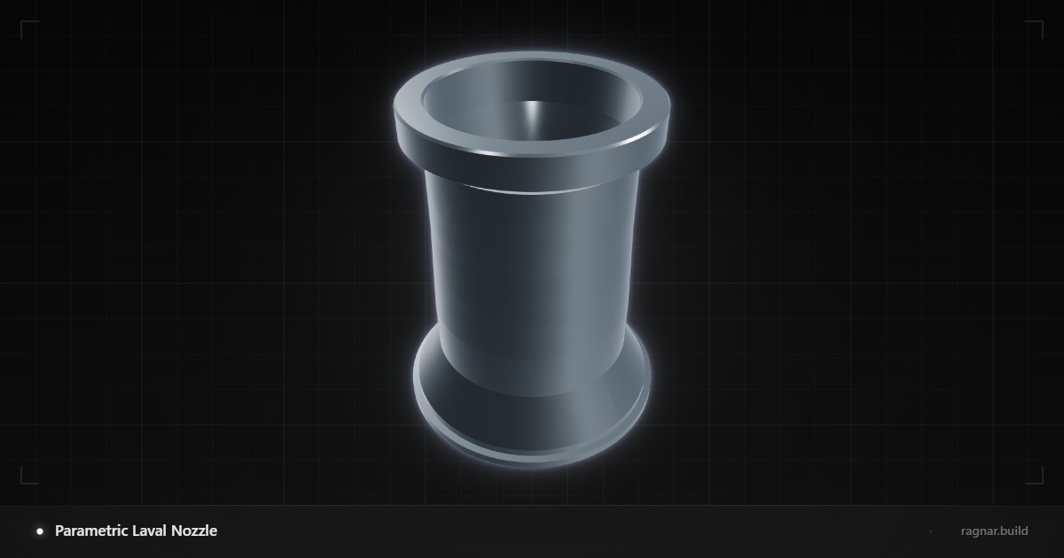 Parametric Laval Nozzle