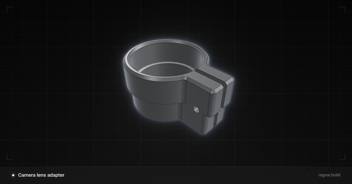 Camera lens adapter