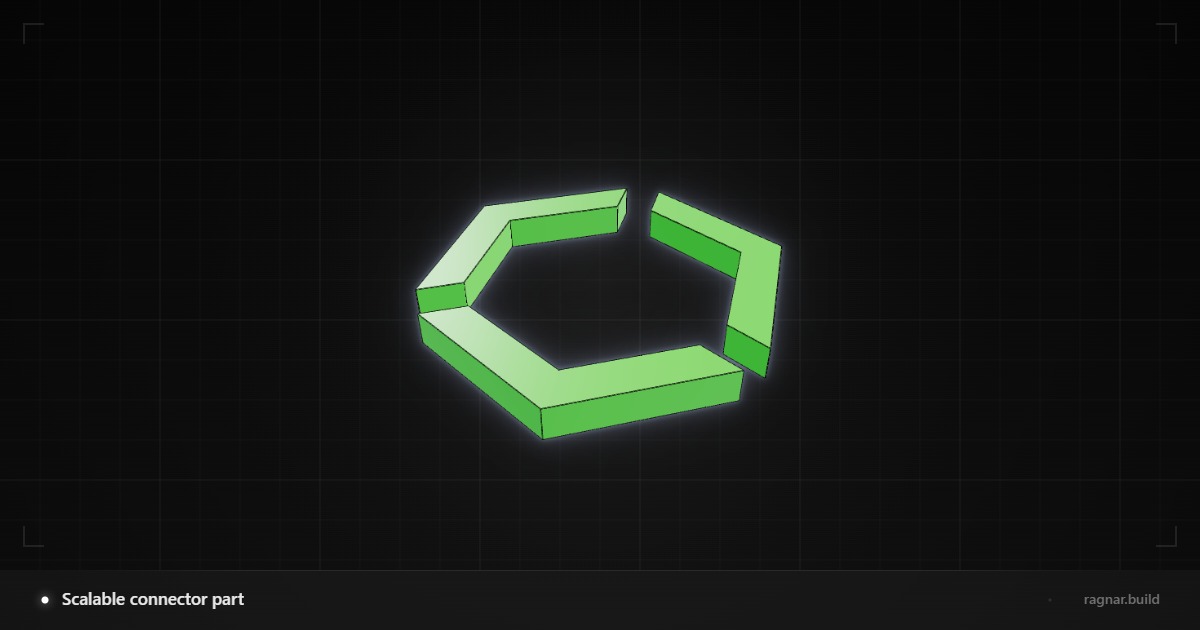 Scalable connector part