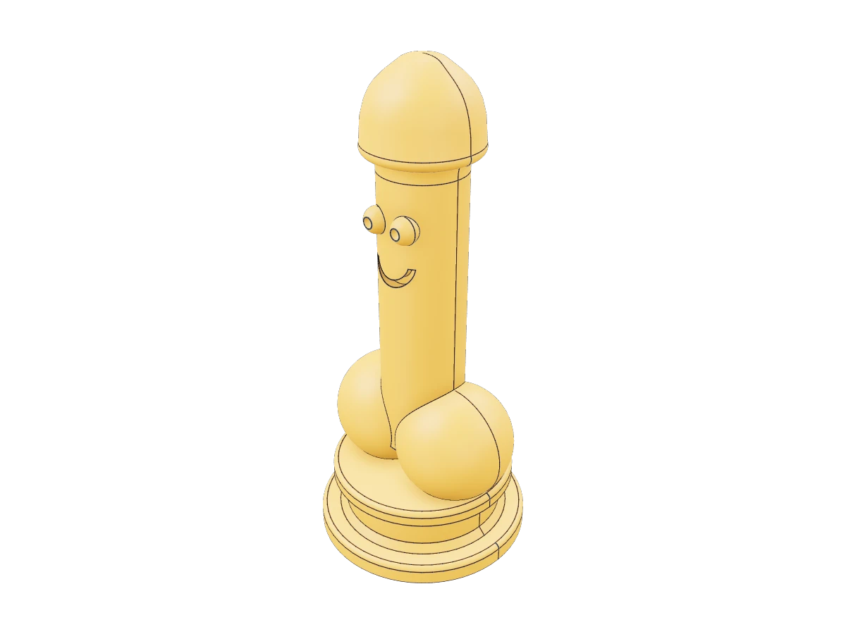Funny Penis Trophy