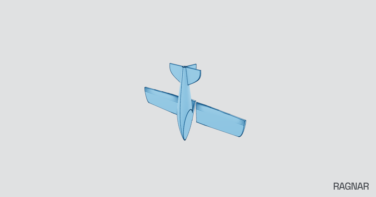 Aerodynamic drone wings