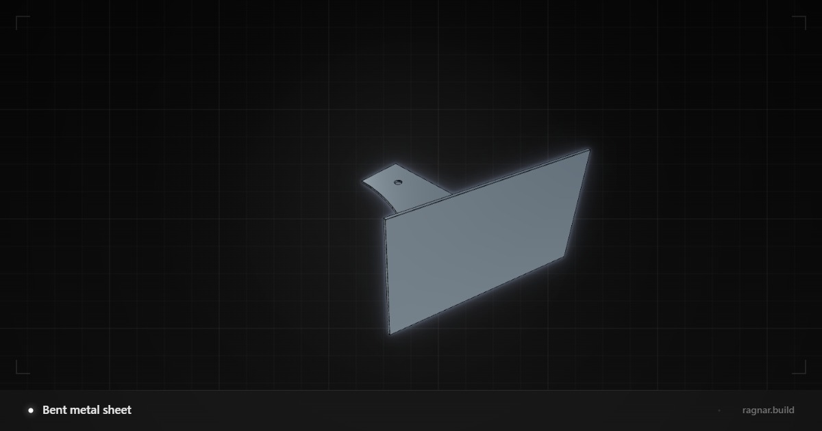 Angled Steel Bracket