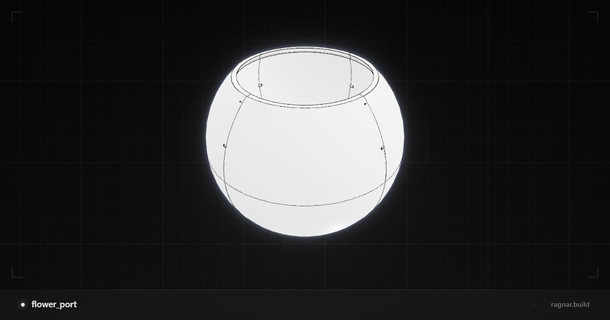 Sectional Spherical Planter