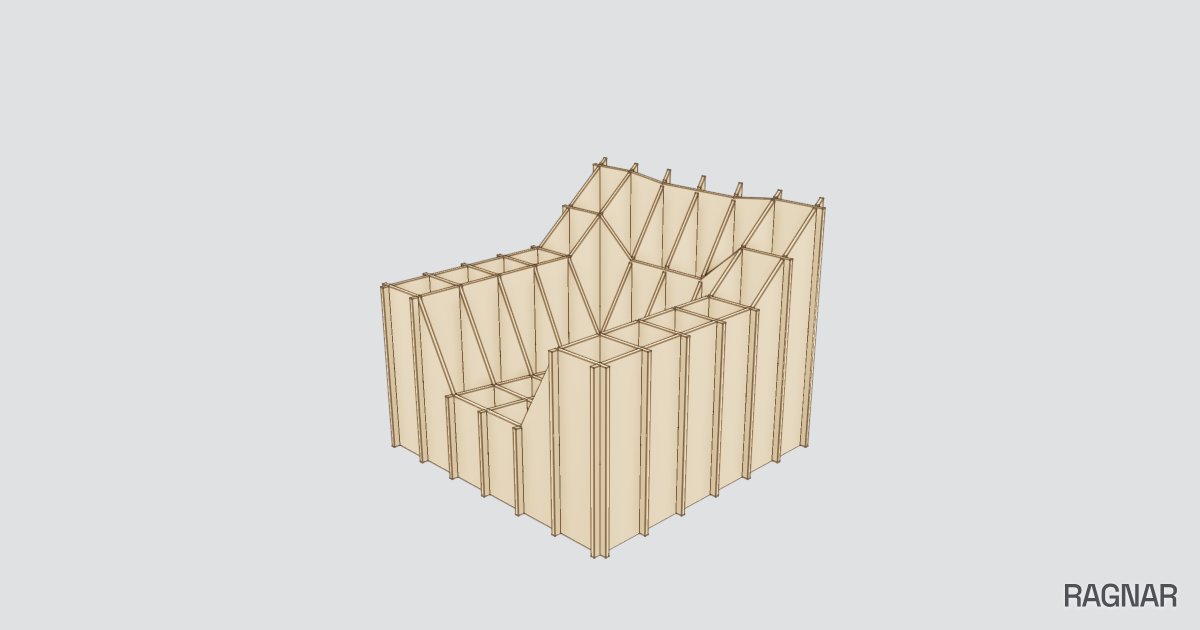 Armchair plywood pattern