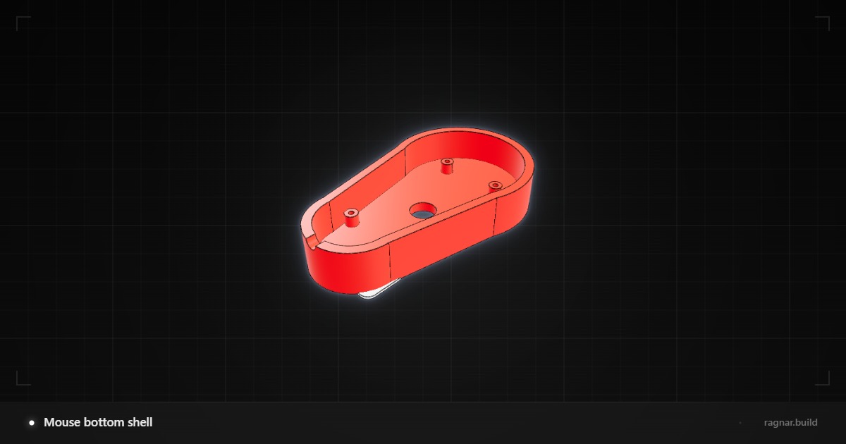 Mouse bottom shell