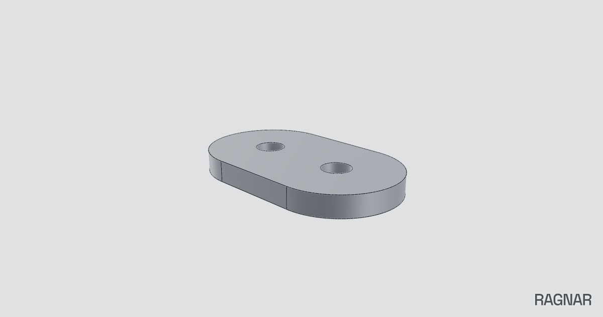 Dual Hole Oval