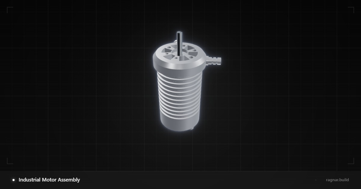 Industrial Motor Assembly